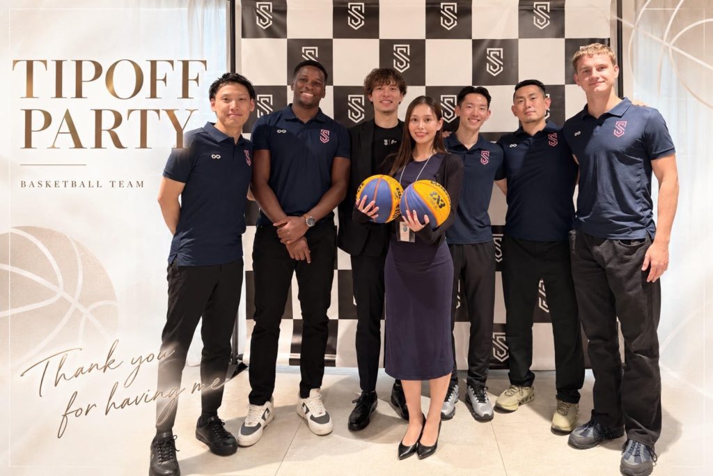 バスケットボールチームのTIPOFF PARTY