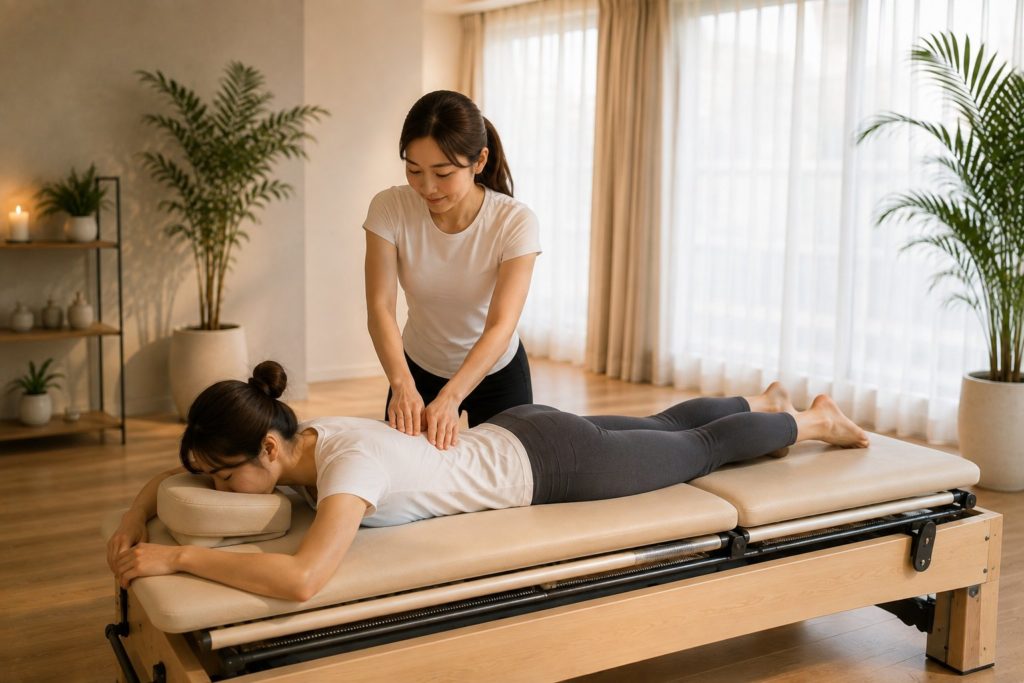トレーナーによるボディケア